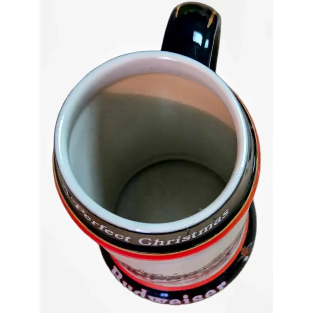 Budweiser Clydesdales Holiday Stein Beer Mug 